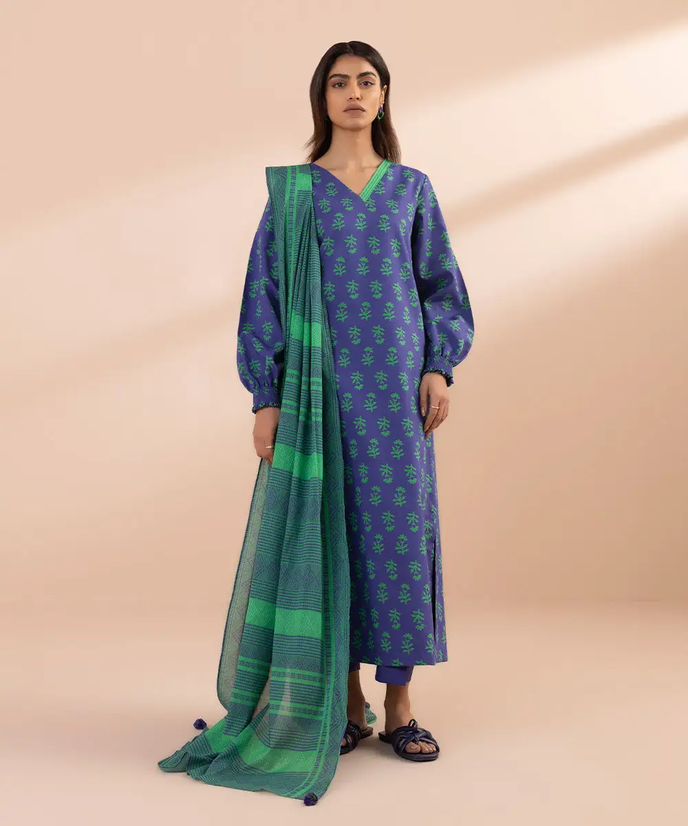 2 Piece - Printed Lawn Suit