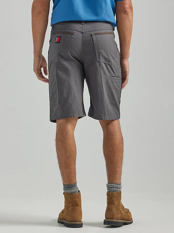 WRANGLER® RIGGS WORKWEAR® UTILITY RELAXED SHORT IN GREY PINSTRIPE