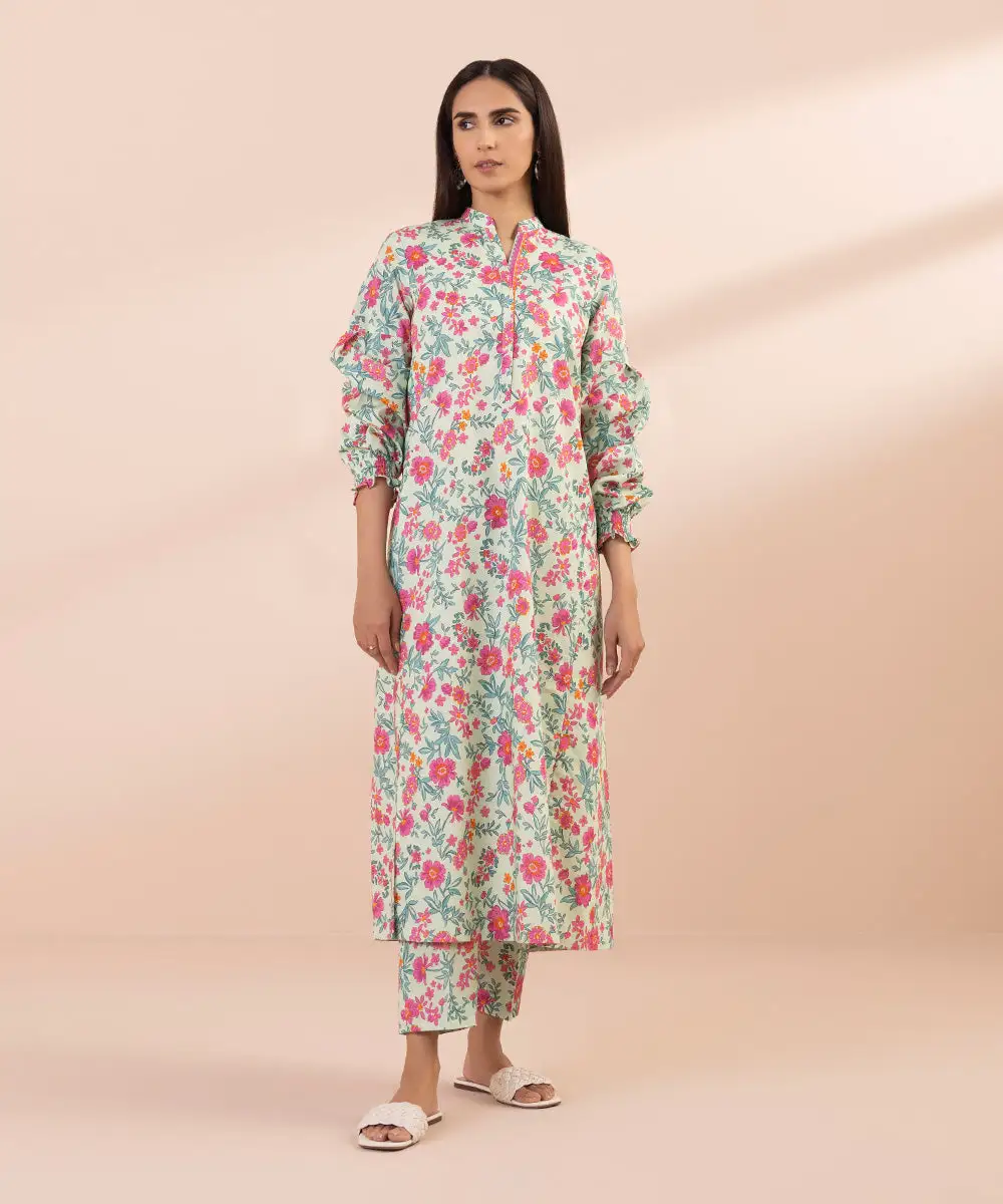 2 Piece - Printed Lawn Suit