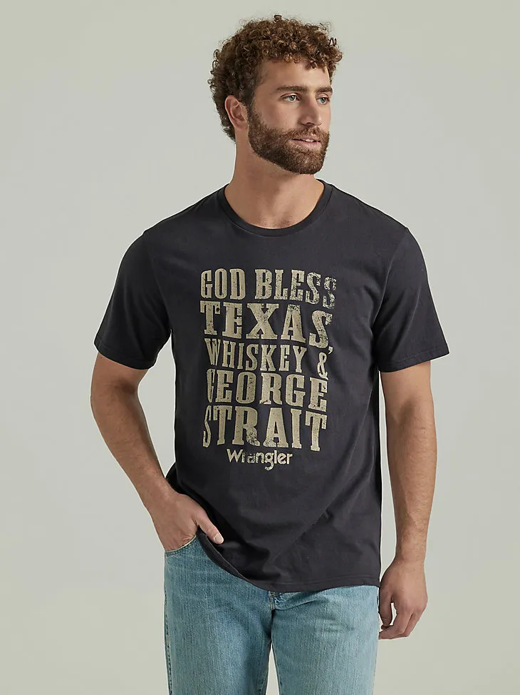 MEN'S GEORGE STRAIT SHORT SLEEVE GRAPHIC T-SHIRT IN PORT