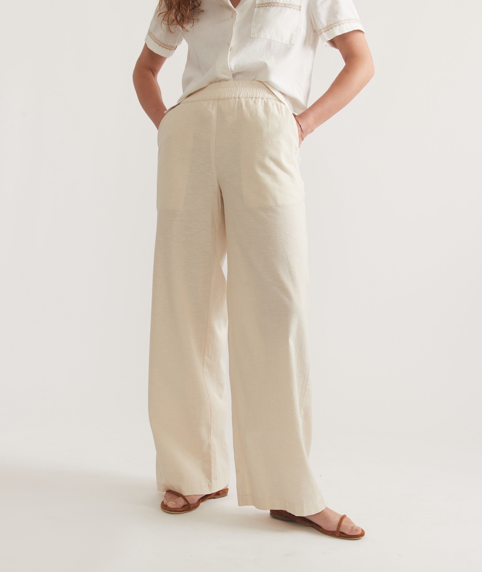 Casual Natural Trousers