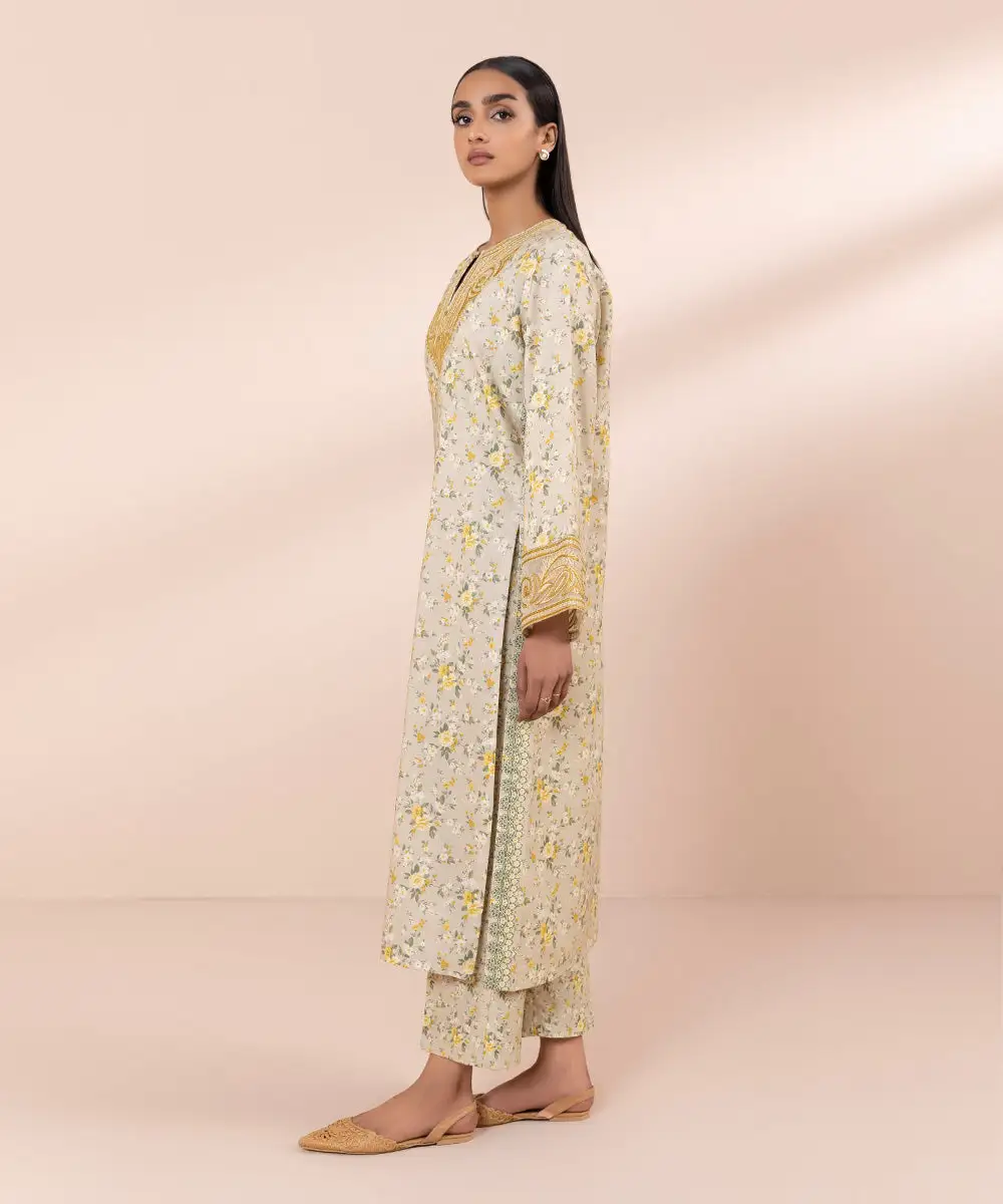 2 Piece - Embroidered Lawn Suit