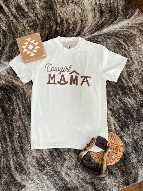 Cowgirl Mama T-Shirt{Multiple Colors}