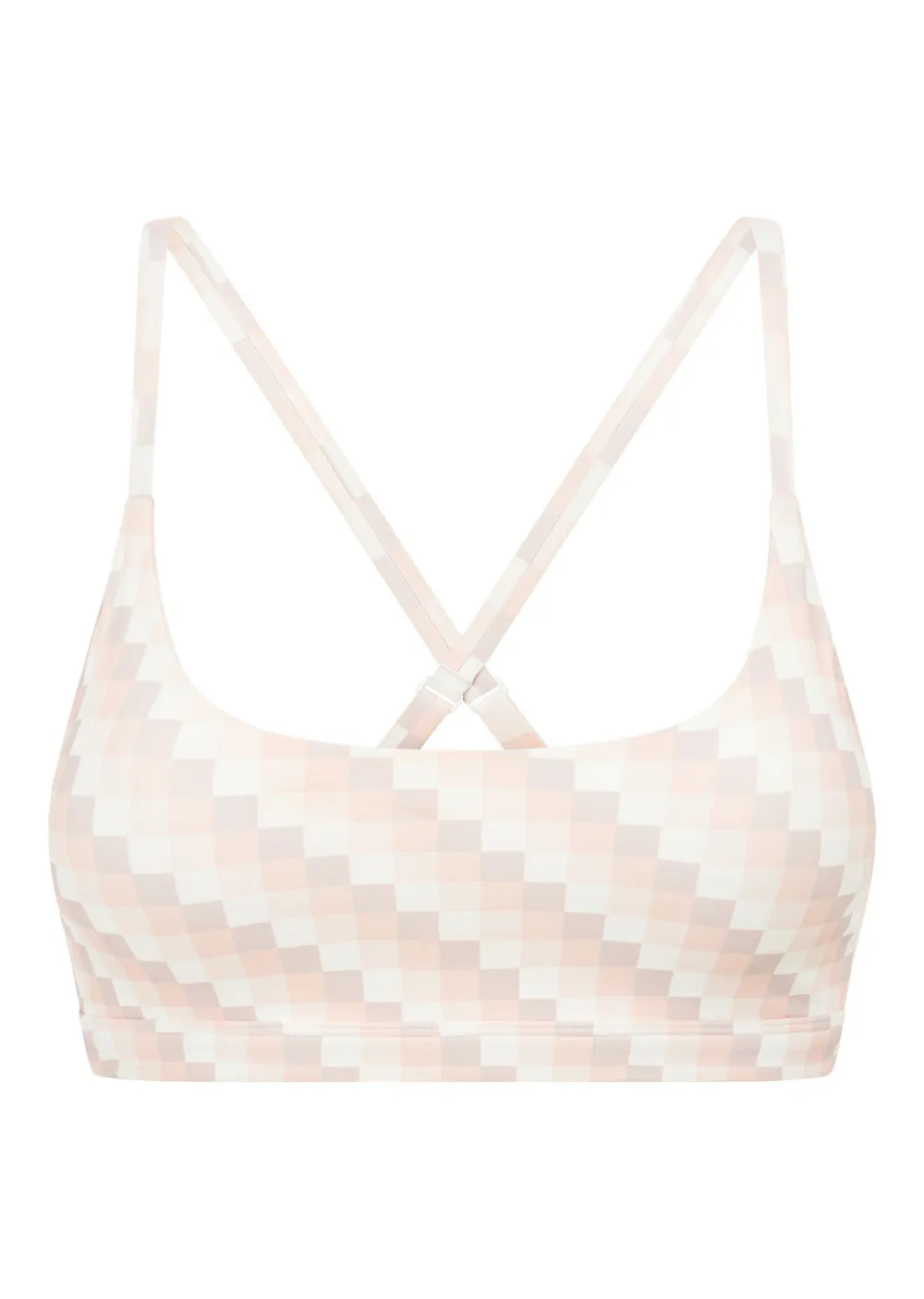 Sunkissed Gingham Sports Bra