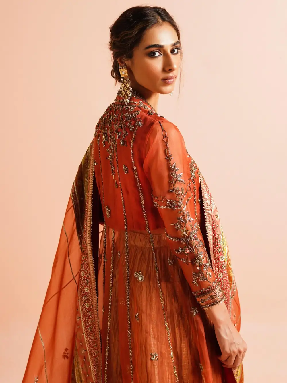 ANGARKHA W/ DUPATTA & LEHENGA