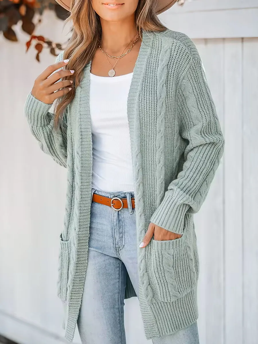 Women's knitted cardigan