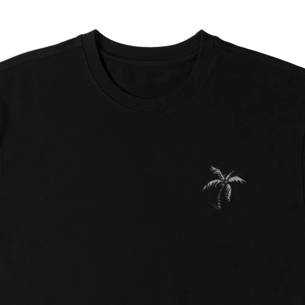 Natural Dye Embroidered Tee