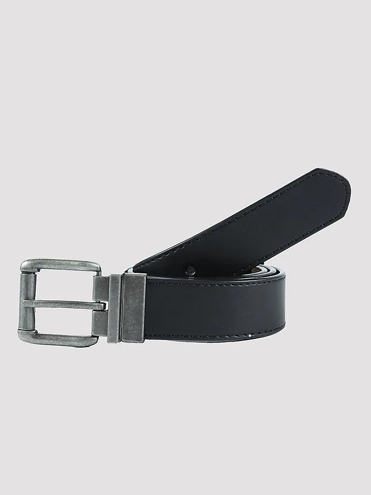 MEN'S REVERSIBLE STITCH BELT IN BLACK