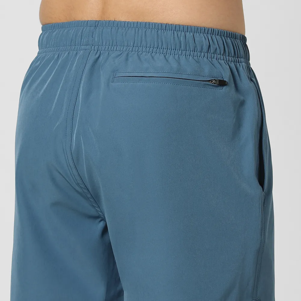 Stretch Swim Solid-Blue Grey