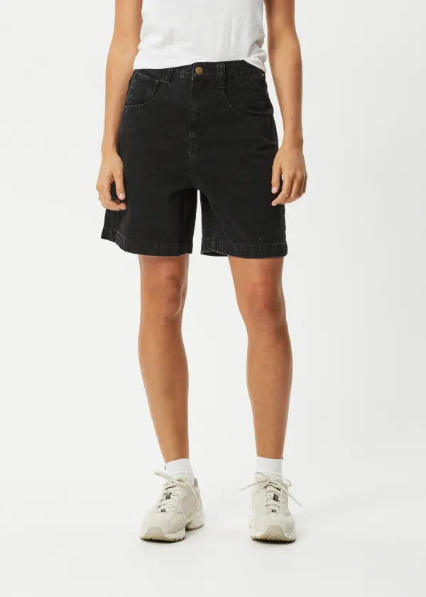 EMILIE - ORGANIC DENIM CARPENTER SHORTS