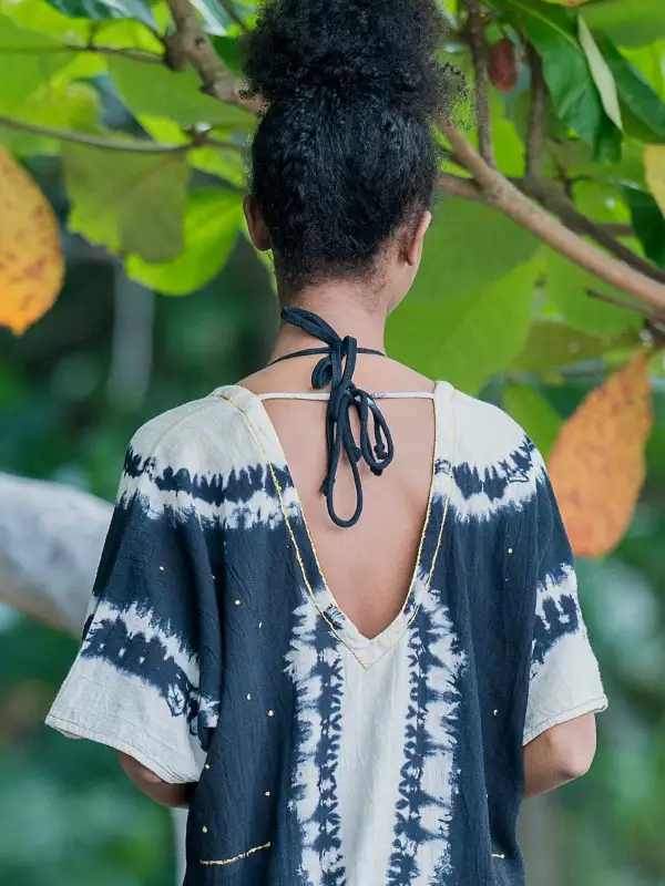 Sayulita Kaftan - Black