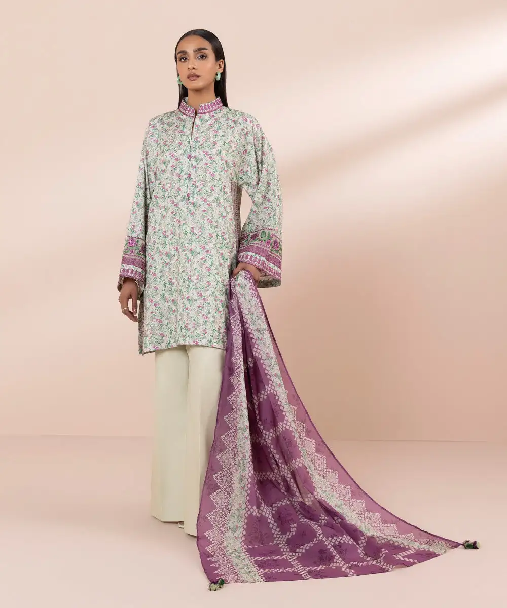 2 Piece - Embroidered Lawn Suit