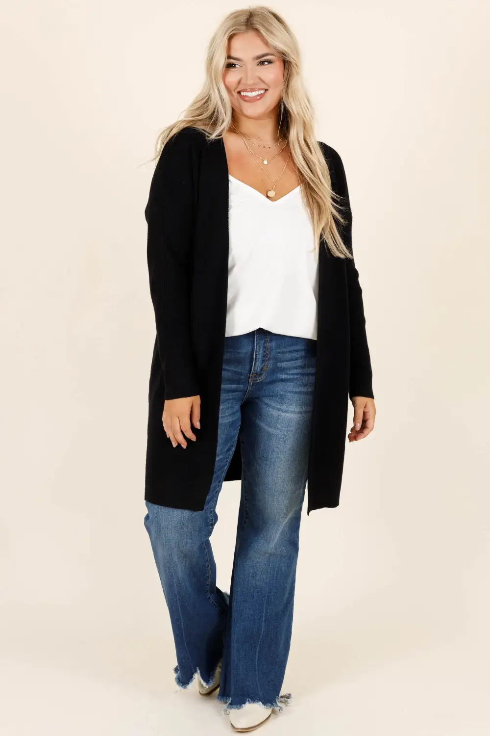 Realize To Realign Cardigan, Black