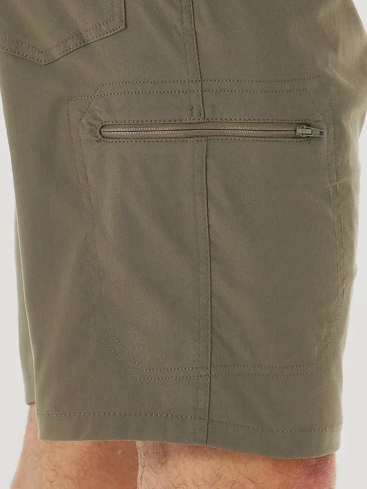 MEN'S WRANGLER AUTHENTICS® COMFORT WAIST CARGO SHORT IN SAGEBRUSH