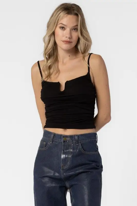 Shirred Wire Cami Top