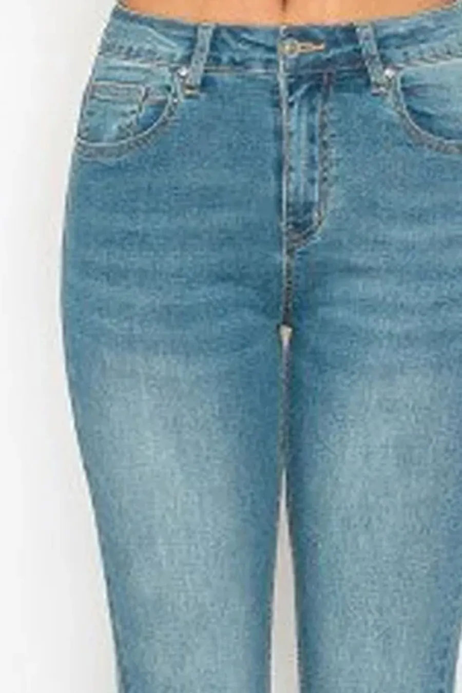 WAXJEAN Vintage Wash Bootcut Jean With Great Stretch