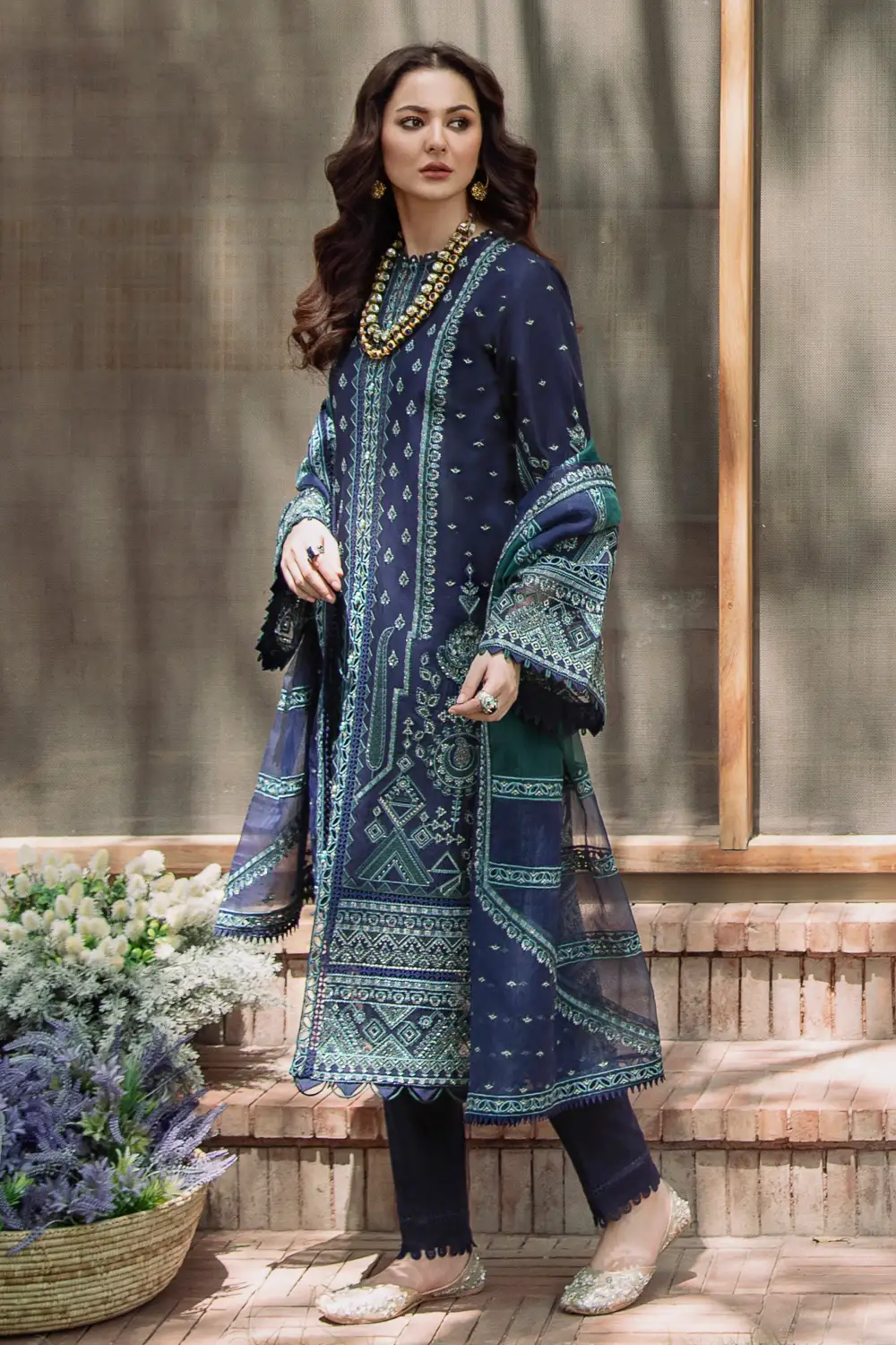 Tehseen Embroidered Lawn