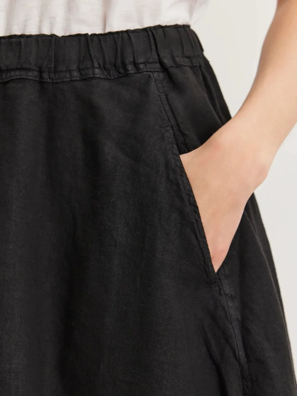 Fae Linen A-Line Skirt