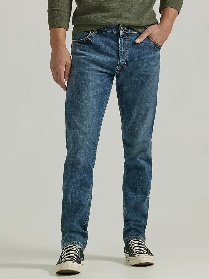 MEN'S TAPERED REGULAR FIT JEAN IN GREY WASH