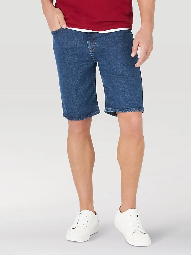 MEN'S WRANGLER AUTHENTICS® RELAXED JEAN SHORT IN MARITIME