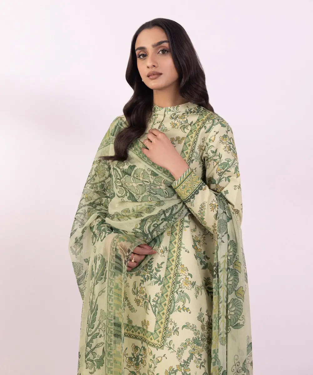 2 Piece - Printed Lawn Suit