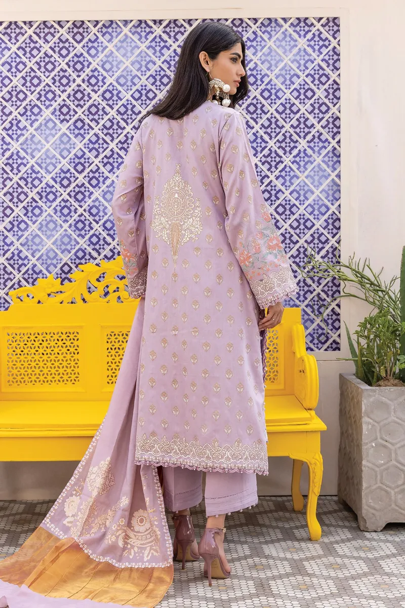 3 Piece Kurta Embroidered | Dupatta& Bottom & Tops | Color Pink