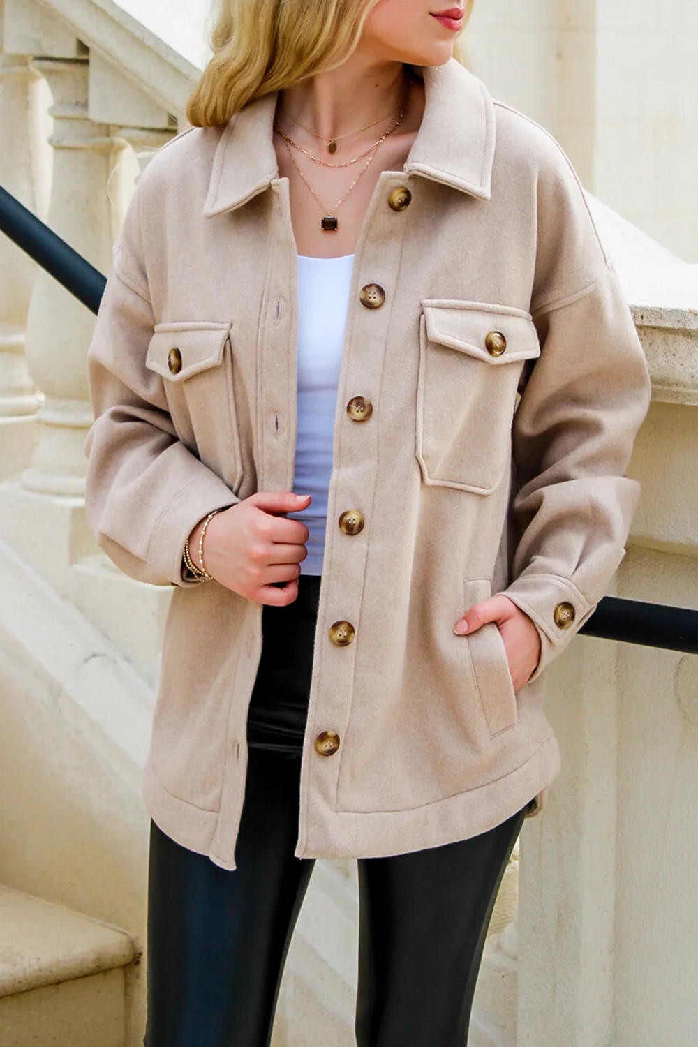 Stylish button-down jacket