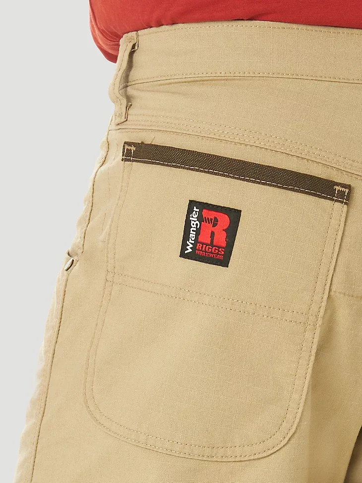 WRANGLER® RIGGS WORKWEAR® REGULAR FIT WORK SHORT IN GOLDEN KHAKI