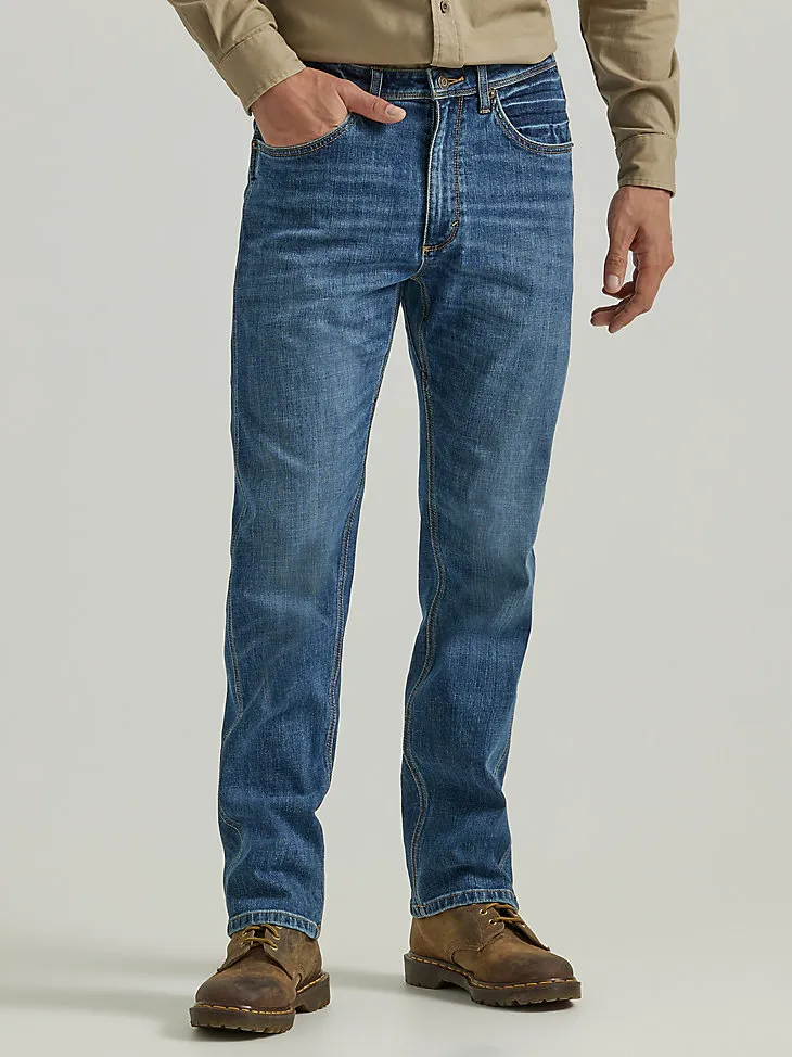 MEN'S COMFORT THAT WON'T QUIT REGULAR FIT JEAN IN MEDIUM BLUE