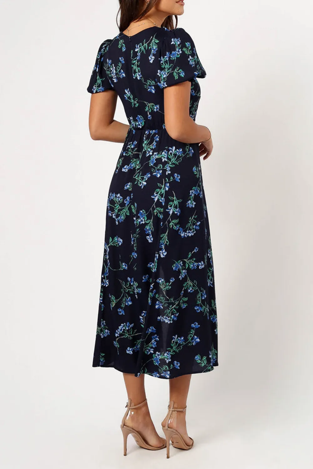 HENDRIX MIDI DRESS - MIDNIGHT BLUES