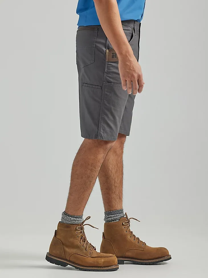 WRANGLER® RIGGS WORKWEAR® UTILITY RELAXED SHORT IN GREY PINSTRIPE