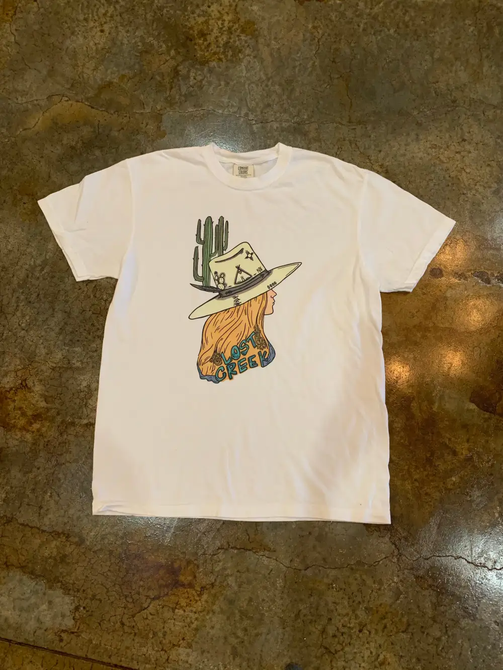 Lost Creek Logo Tee-White