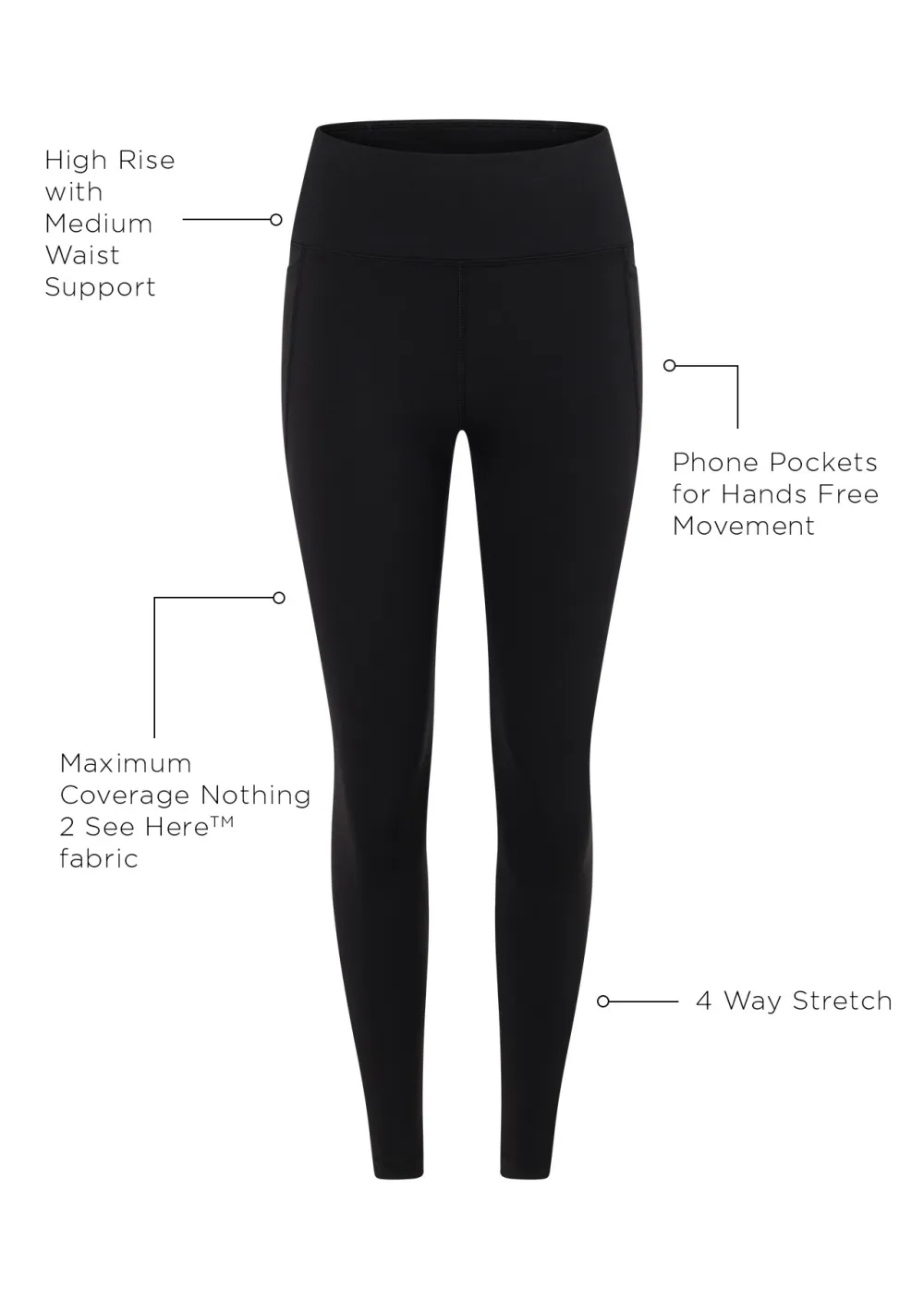 Amy Phone Pocket Ankle Biter Tech Leggings