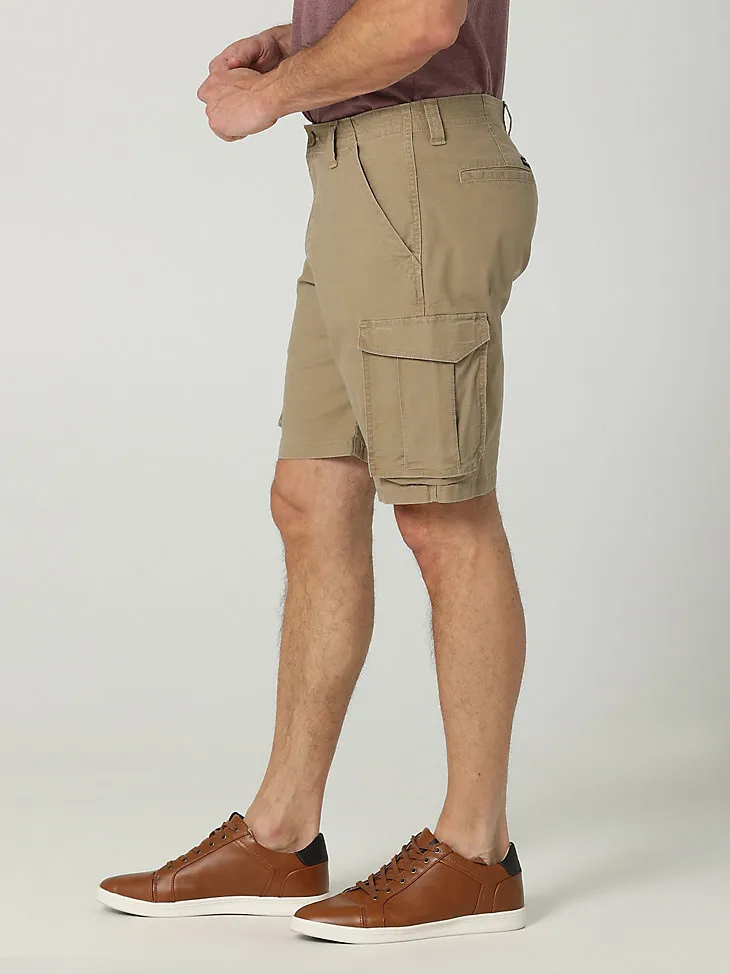 MEN'S FREE TO STRETCH RIPSTOP CARGO SHORT IN DEEP DEPTHS