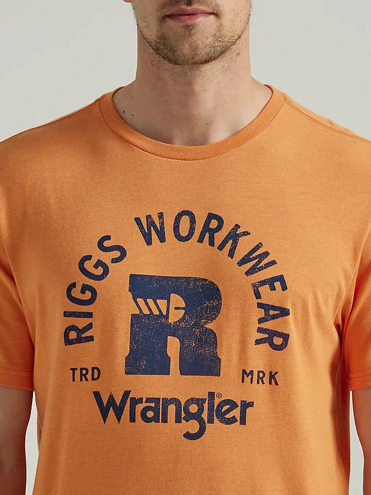 WRANGLER® RIGGS WORKWEAR® RELAXED FRONT GRAPHIC T-SHIRT IN MARSHMALLOW