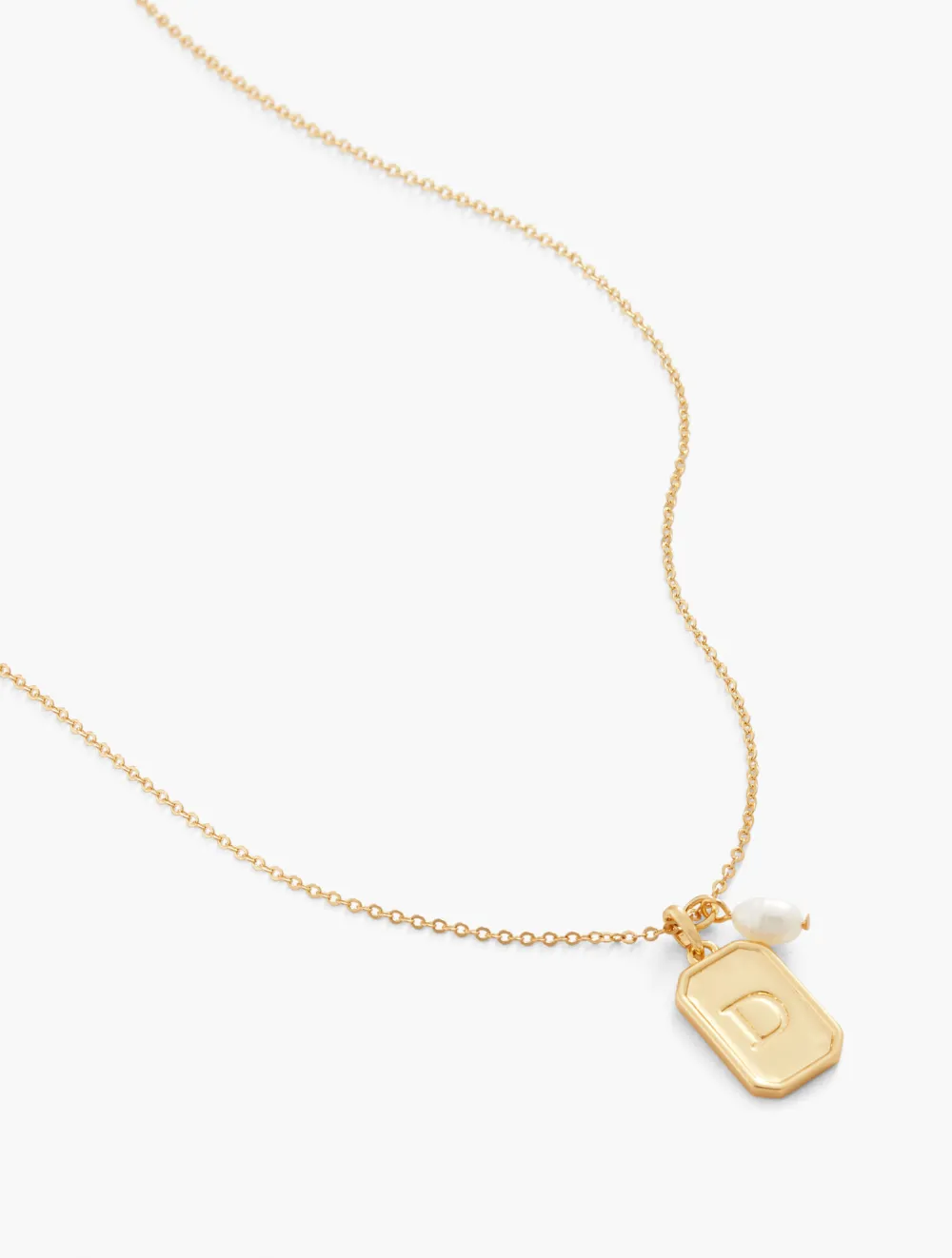 Monogram Initial Pendant Necklace