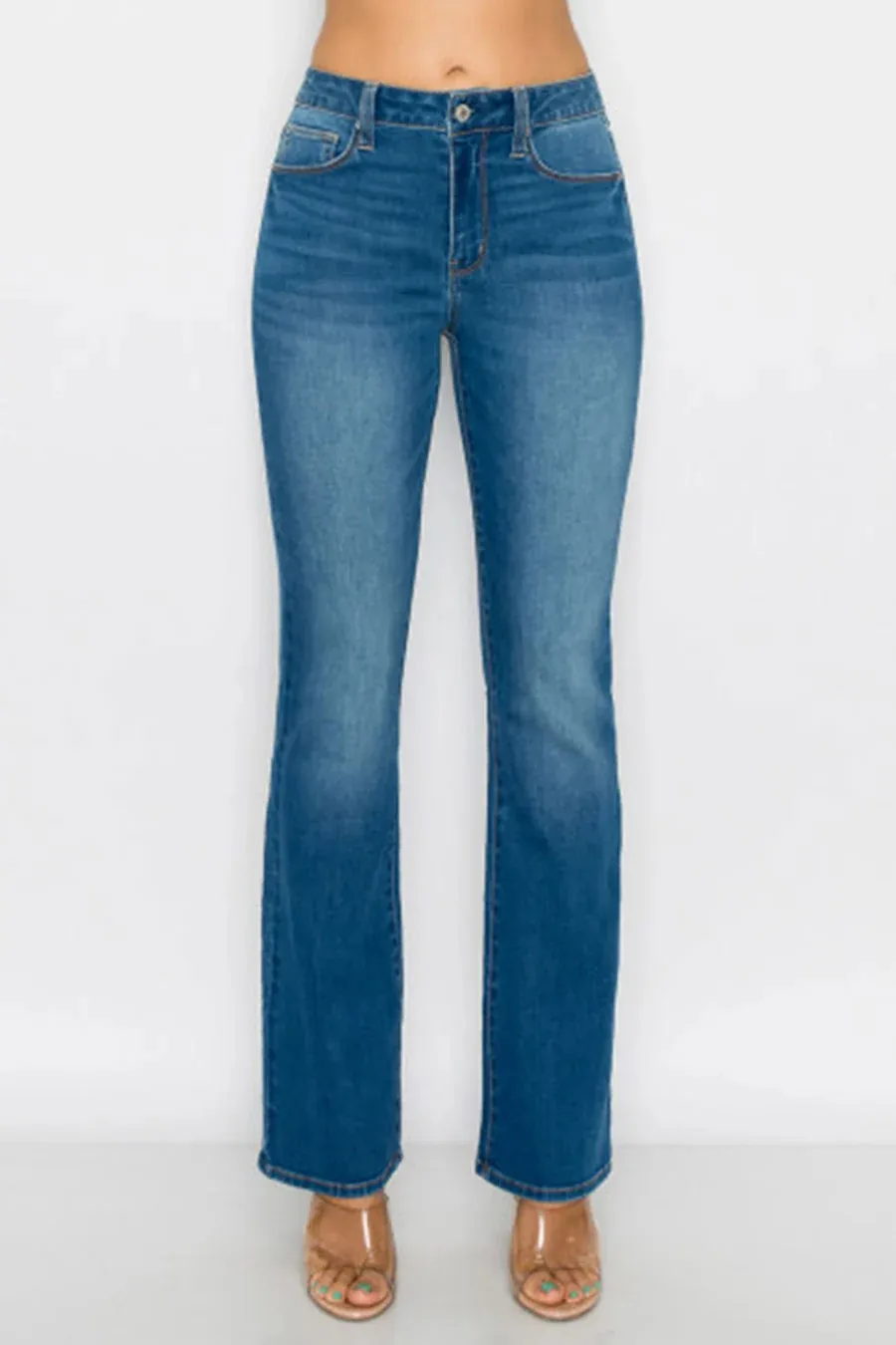 WAXJEAN Repreve Hight Rise Bootcut Jean