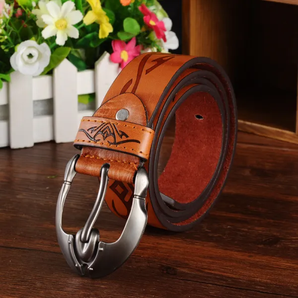 Men'S Western Retro Casual Belt