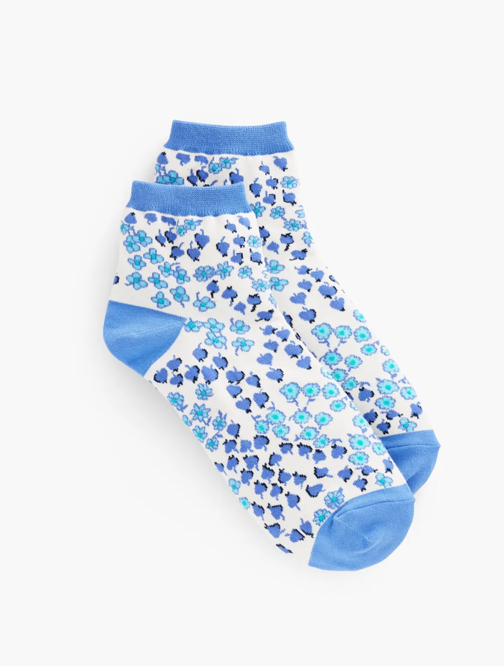 Lovely Floral Crew Socks