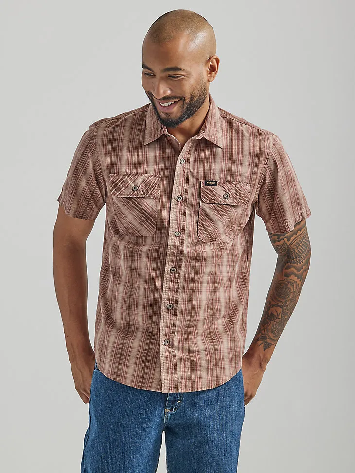 MEN'S EPIC SOFT™ PLAID SHORT SLEEVE SHIRT IN TROOPER