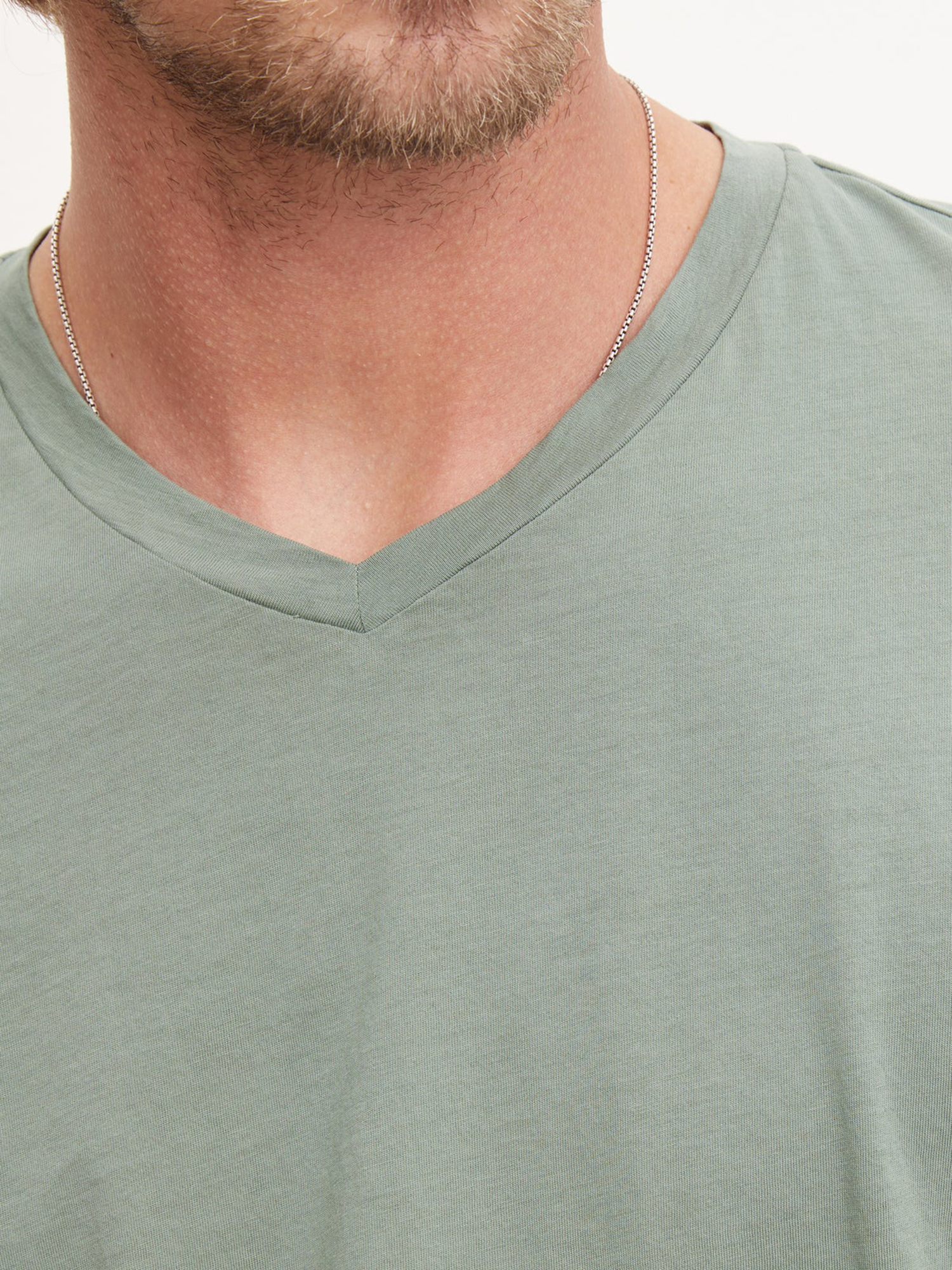 Men'S Fashion Cotton V-Neck T-Shirt