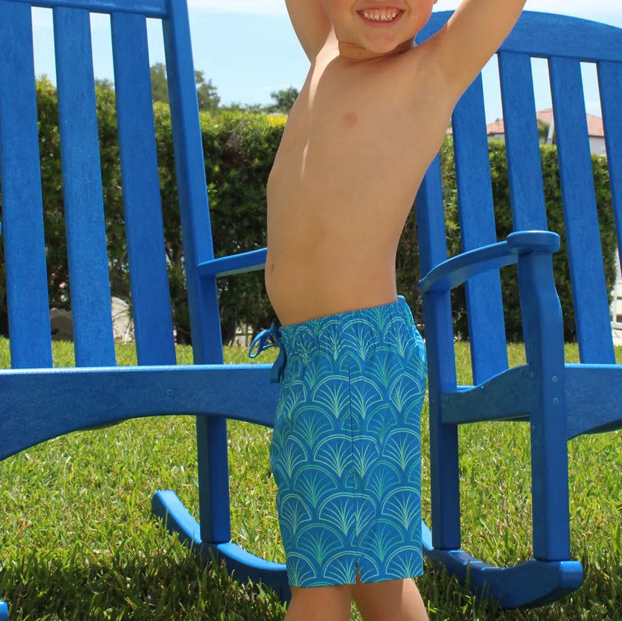 Boys Stretch Swim-Blue