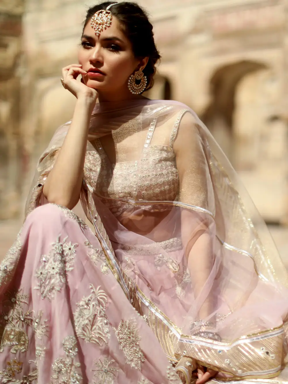 CHOLI W/ GHAGRA & DUPATTA