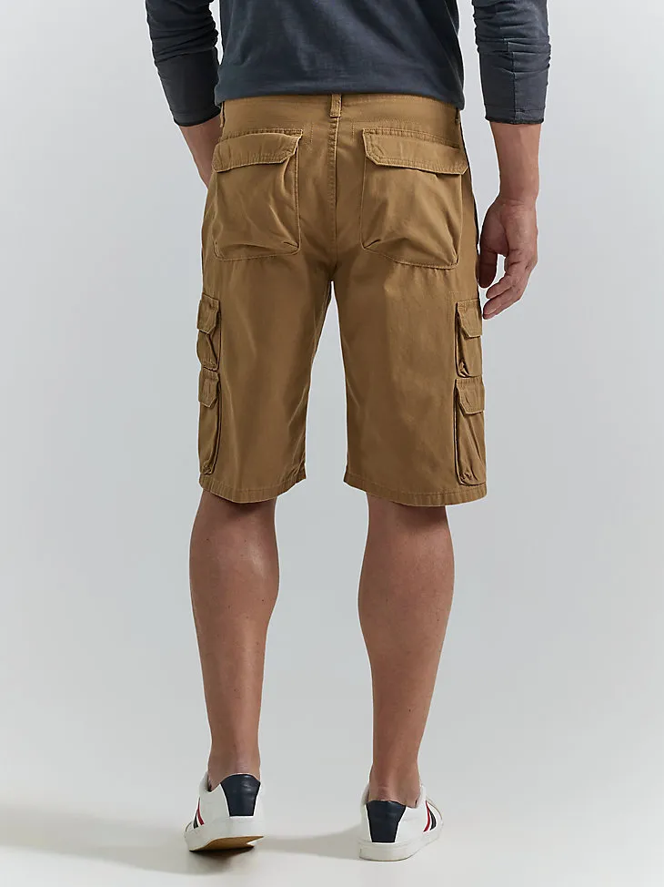 MEN'S WRANGLER AUTHENTICS® CARGO SHORT IN CAMEL