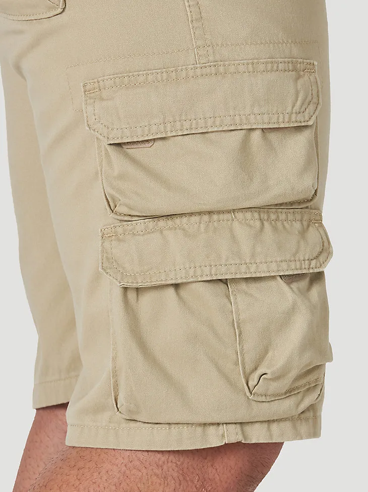 MEN'S WRANGLER AUTHENTICS® CARGO SHORT IN CAMEL