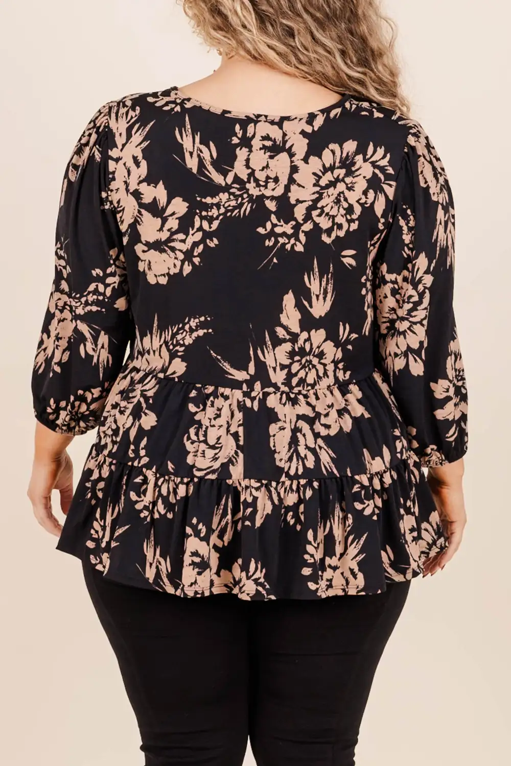 Canyon Moon Blouse, Black Multi