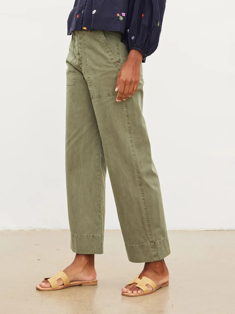 Mya Cotton Canvas Pant