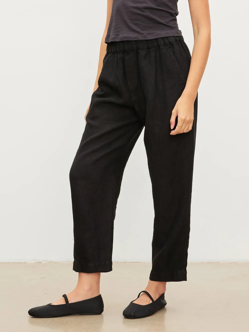 Jessie Heavy Linen Pant