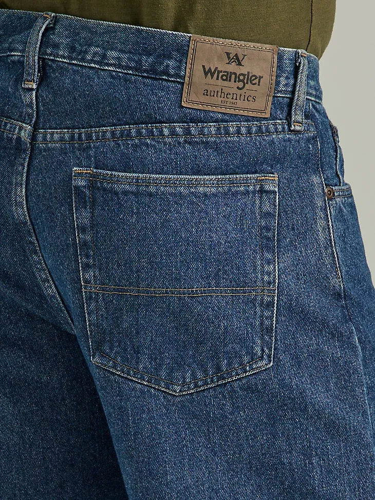 MEN'S WRANGLER AUTHENTICS® RELAXED JEAN SHORT IN MARITIME