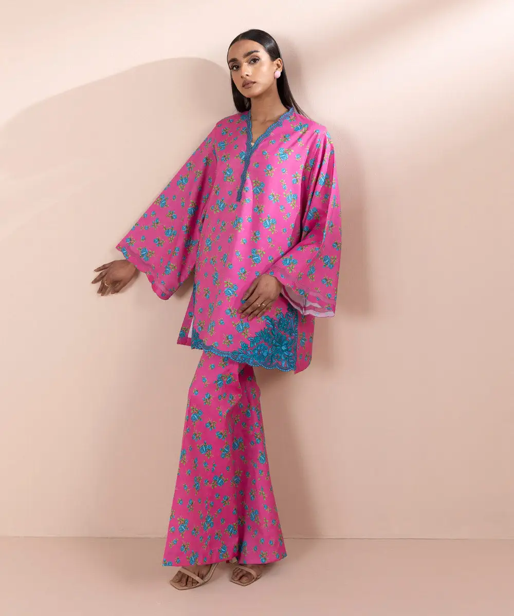 2 Piece - Embroidered Lawn Suit